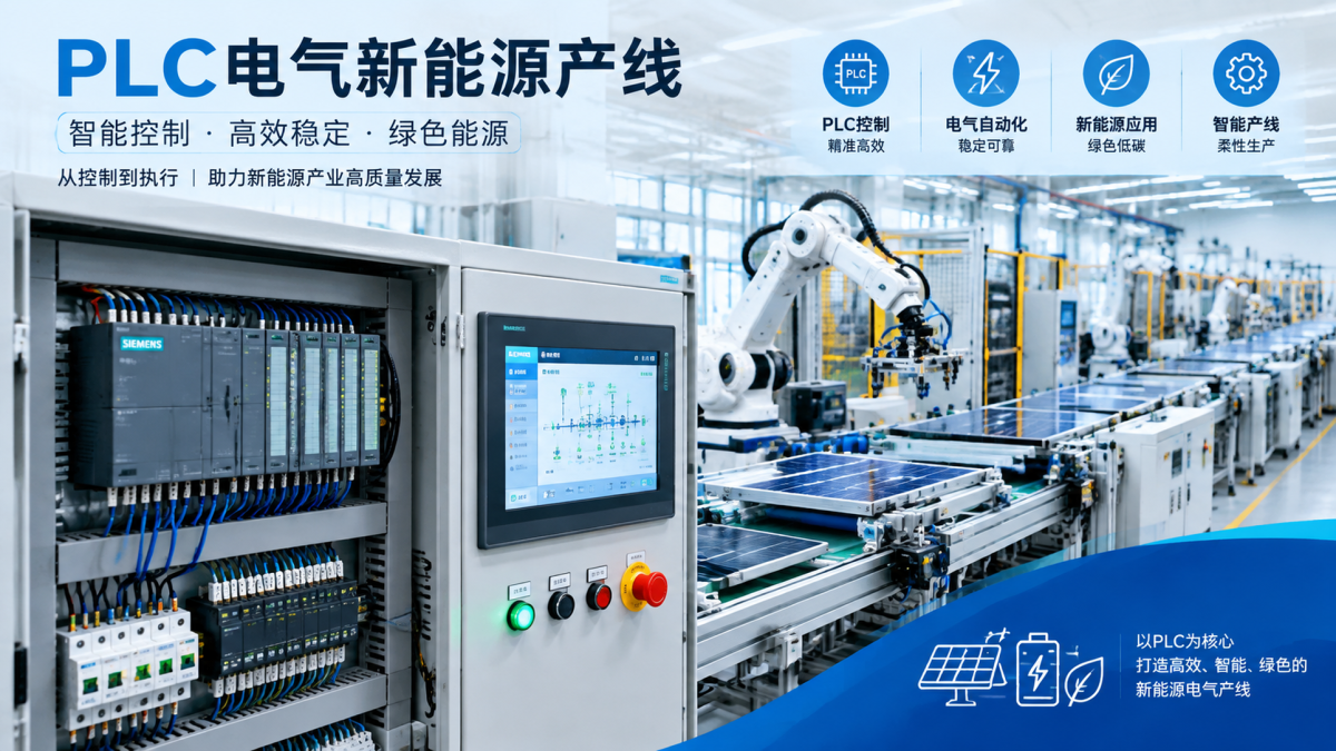 PLC电气一体化：新能源产线上的“隐形中枢"