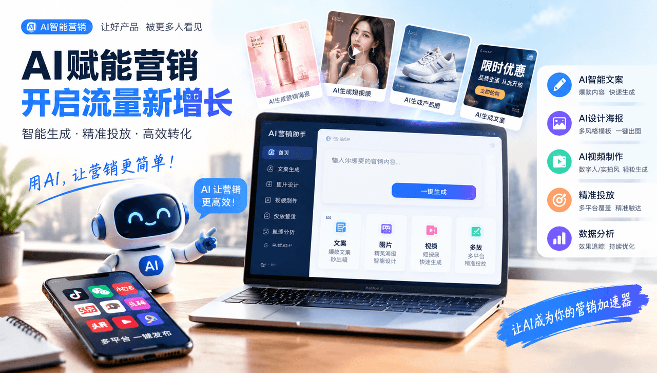 AI营销素材与广告投放：把“试错"成本压到极低