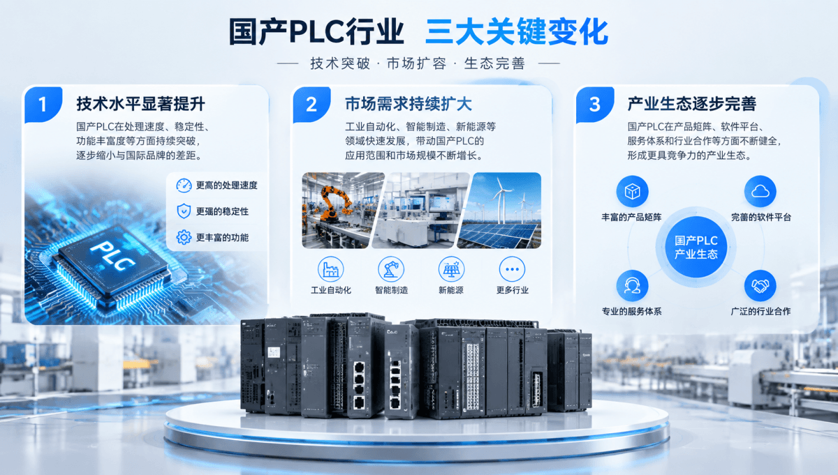 国产PLC加速突围，工业自动化迎来“换芯"窗口期