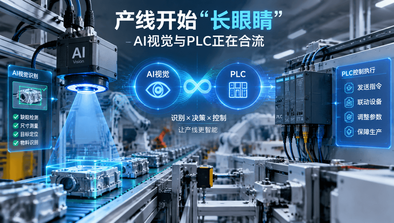 产线开始“长眼睛"：AI视觉与PLC正在合流