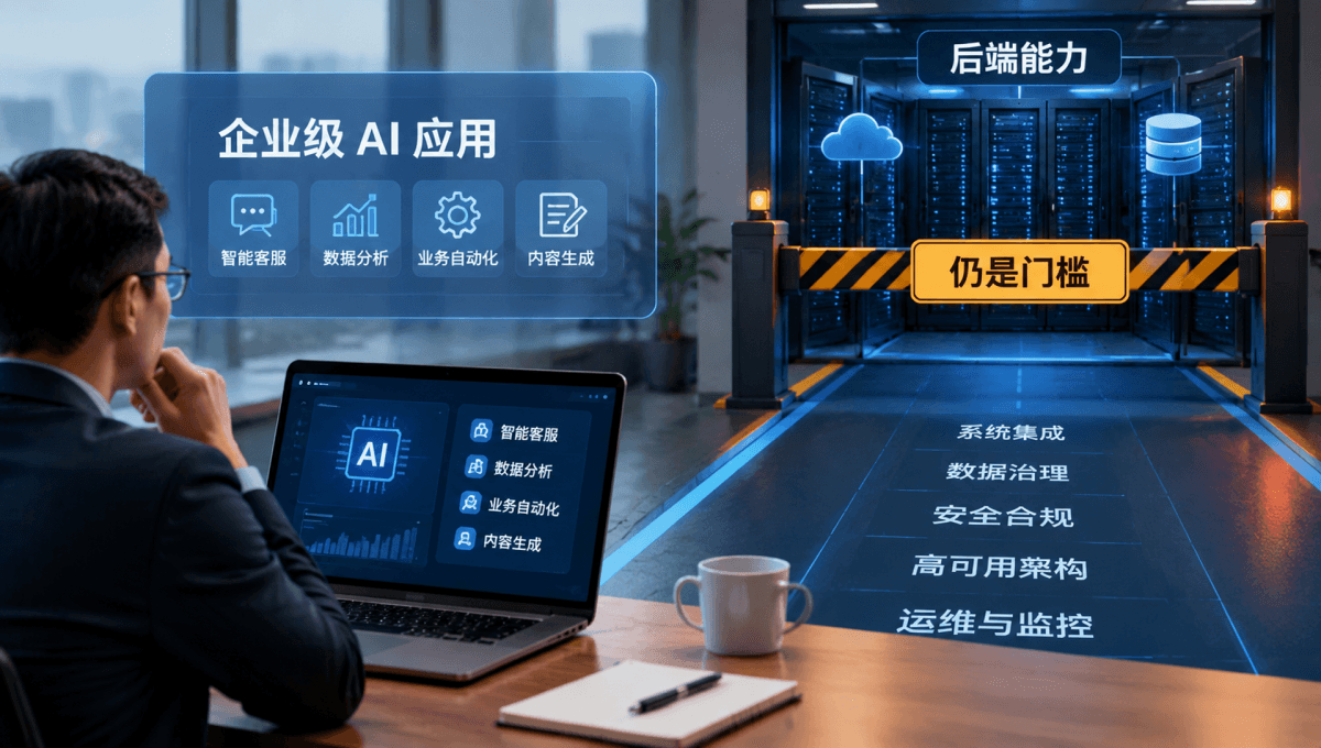 企业级AI应用，为什么后端能力仍是门槛