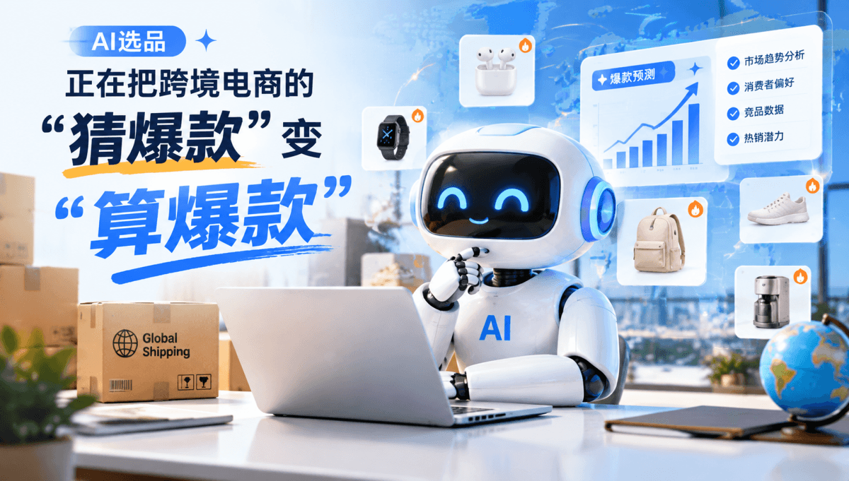 AI选品，正在把跨境电商的“猜爆款”变  成“算爆款”