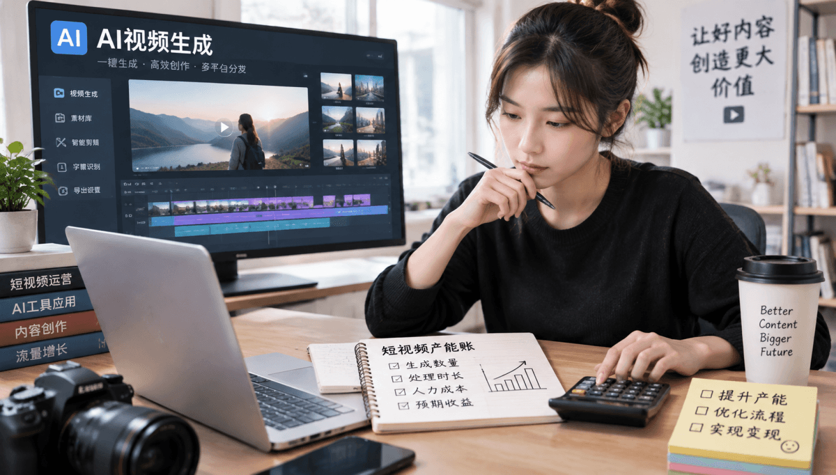 AI视频生成，帮助我们更快达到目标