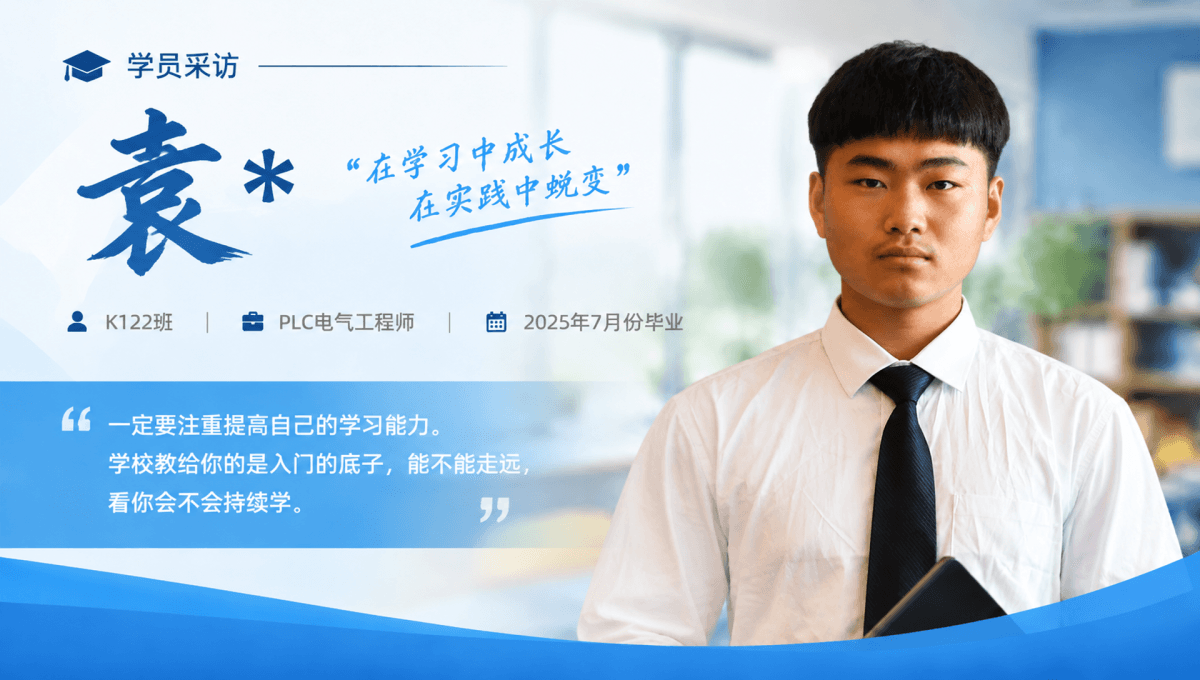 就业明星 | PLC+工业机器人